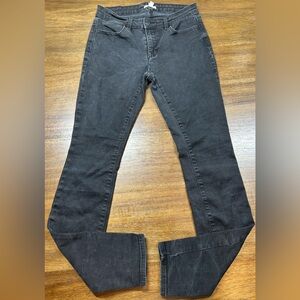Eileen Fisher Organic Cotton Skinny Jeans Women's 6 Black Denim Stretch